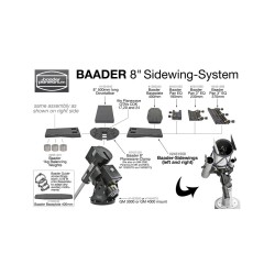 Baader Sidewing - Side Mounting Plate for Plates and Clamps