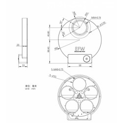 ZWO EFW 5 x 2″