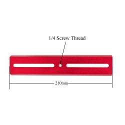 Queue d'aronde type 210 mm Rouge