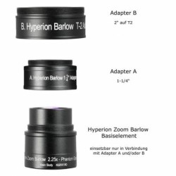 Baader Hyperion Universal Zoom Eyepiece MARK IV Combo with 2.25x Hyperion Barlow