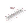 Queue d'aronde 210 mm silver