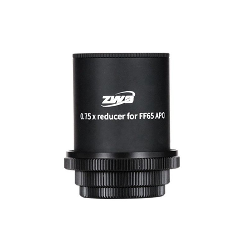 Réducteur de focale ZWO 0.75x pour lunette FF65