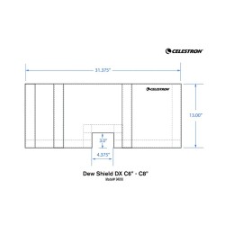 Pare buée Celestron C6 et C8