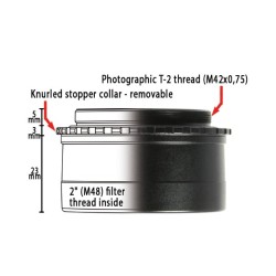 Baader Embout 2" pour T-2/M48a