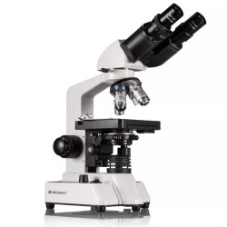 BRESSER Researcher Bino microscope with camera and permanent specimens