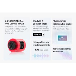 ZWO ASI585MM-P - Cooled Monochrome Astrophotography Camera