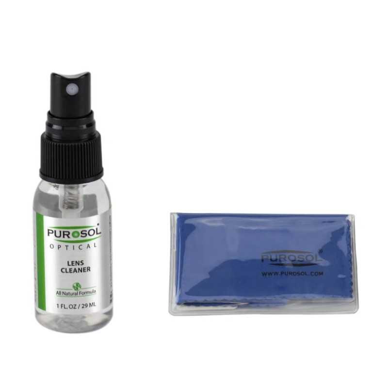 Kit de nettoyage optique Purosol 29 ml avec chiffon microfibre