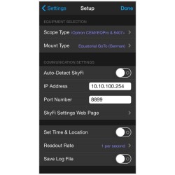 Adaptateur Wi-Fi iOptron StarFi pour montures GoTo