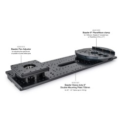 Platine double Baader 8" renforcée 750 mm – pour optiques 20" à 24" (150 kg)
