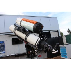 Platine double Baader 8" renforcée 570 mm – pour optiques jusqu’à 17" (100 kg)