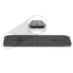 Platine de base Baader 300 mm pour colliers guidescope (Taille I & II) et platine double 3"