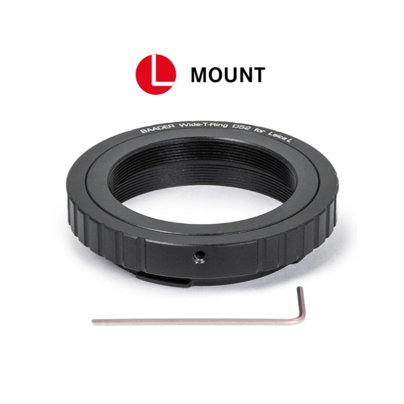 Baader Wide-T Ring for Leica, Sigma, Panasonic-L with D52 to T-2i