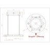 Baader Short Pillar Flange Set IV with Universal Flange