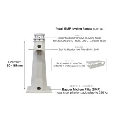Baader Medium Pillar (BMP), modal steel pillar with up to 250 kg payload capacity
