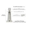Baader Medium Pillar (BMP), pilier acier conique pour charges jusqu’à 250 kg
