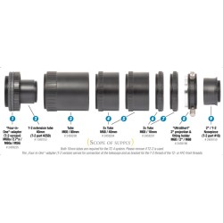 Baader Bague d’extension M68 – 100 mm
