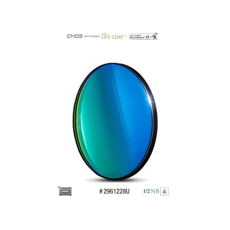 Baader O-III 2" non monté filtre f/2 rapide 6,5 nm optimisé CMOS (2961228U)