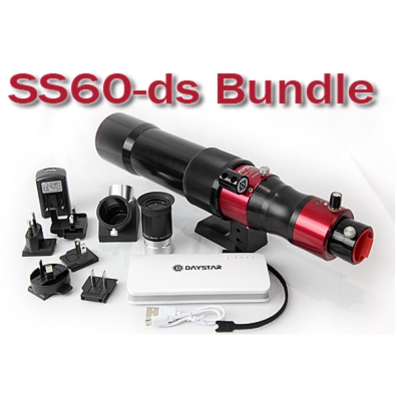 DayStar SS60-ds Télescope solaire H-alpha Double Stack 60 mm