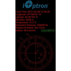 iOptron AccuAlign Polar Scope for HTS MiniTracker