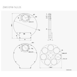 ZWO EFW 7 x 2″