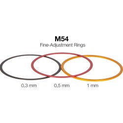 Baader Planetarium Jeu de bagues M54 réglage fin 0.3 0.5 1 mm aluminium