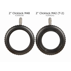 Baader ClickLock 2 pouces vers T2 M42 collier de serrage
